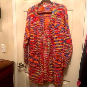 Rainbow Cardigan Knitted rainbow 🌈 Staud